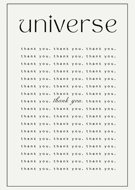 Universe Typography