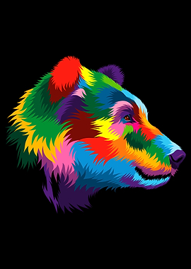 Abstract bear