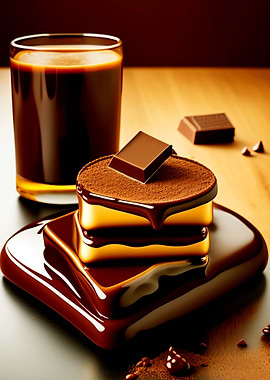 BREAD AND CHOCOLATE DRINK