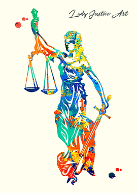 Lady Justice Art
