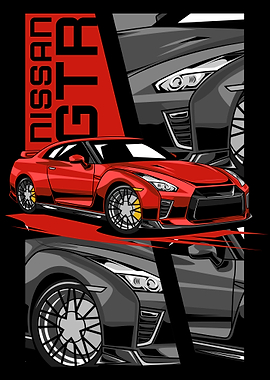 Sport Car Nissan GTR