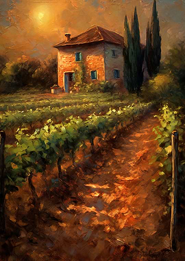Vineyard Painting