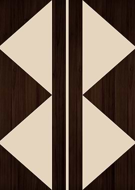 WOOD GEOMETRIC ABSTRACT