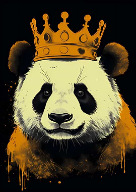 Panda With Crown