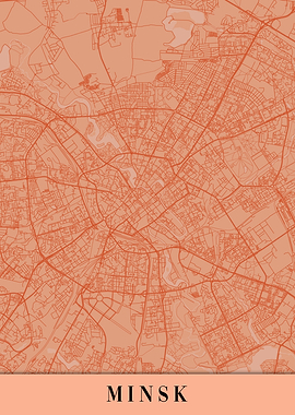 Minsk Orange Map