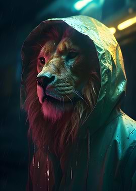 Lion in a Raincoat