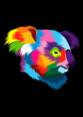 Abstract koala