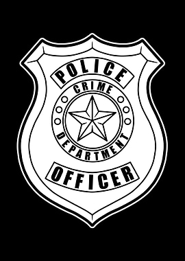 Police Officer BnW 06