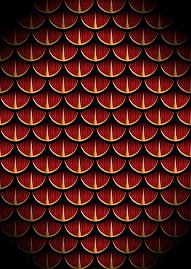 SCALE PATTERN RED