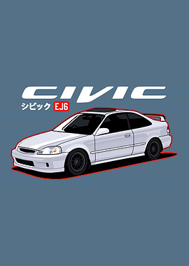 Civic EJ6 JDM Style Cars