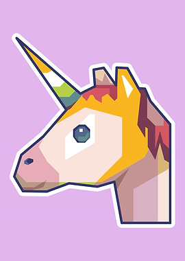 Unicorn Head Cute