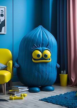 Funny and kind mascot