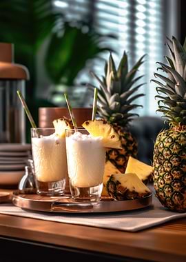 Pina Colada Cocktails
