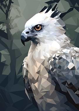 Vector Harpy Eagle