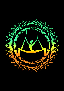 Boho Abstract Aerial Yoga