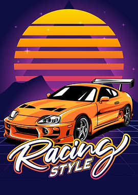 Racing Style Vintage Car