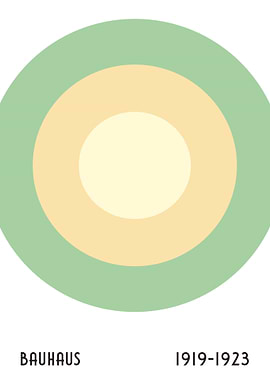 Bauhaus MidCentury Circle
