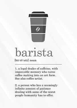 Funny Barista Definition