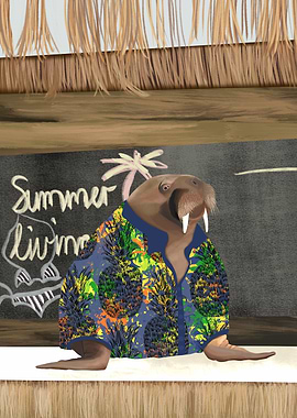 Summertime Hawaiian Walrus