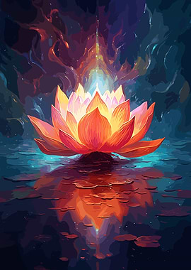 Energy lotus flower