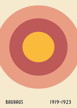 Bauhaus MidCentury Circle