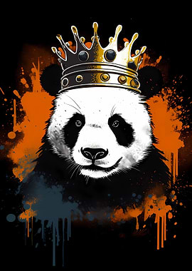 Panda With Crown