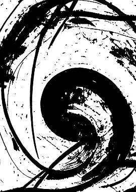 Black and White Abstract
