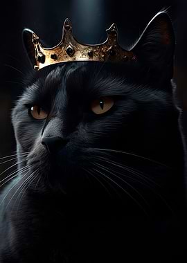Black Cat Portrait