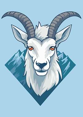 Goat Head Logo mascot