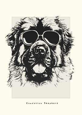 Caucasian Shepherd Sketch