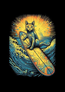 Cat Surfboard Surfboarder
