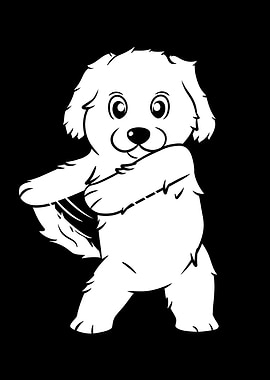 Great Pyrenees Flossing