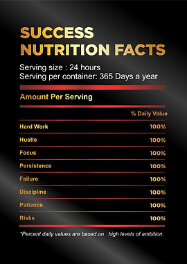 success nutrition facts