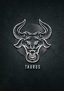 3d Taurus Zodiac Symbol