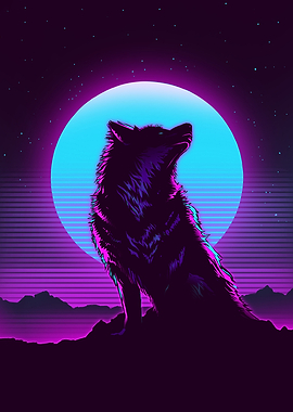 Retro Wolf