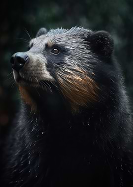 Enigmatic binturong