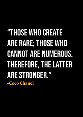 Coco Chanel Quote