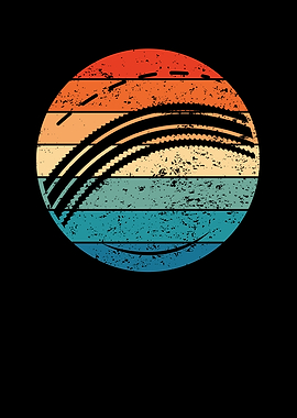 Colorful cricket ball