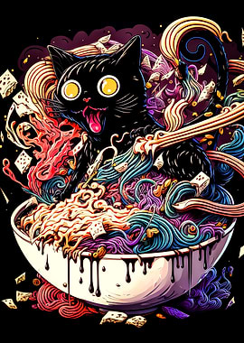 cat ramen japan