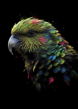Kakapo Colorful