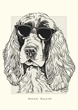 Cocker Spaniel Sketch