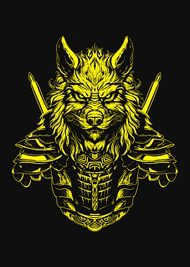 wolf samurai gold