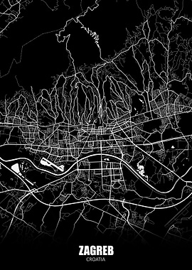 Zagreb Croatia Map