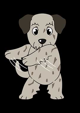 Irish Wolfhound Flossing