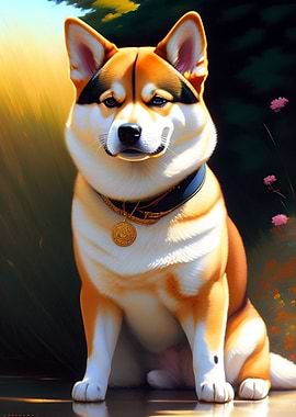 A Shibainu Dog Animal