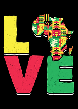 Love Africa Black