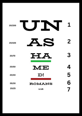 Unashamed Eye Exam