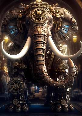 Funny Mammoth Stone Age