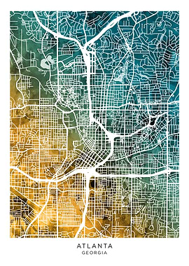 Atlanta Georgia Map