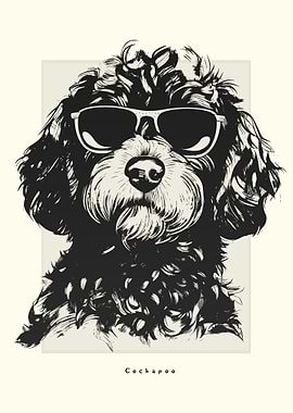 Cockapoo Illustration